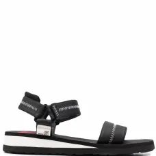 Сандалии с открытым носком и логотипом