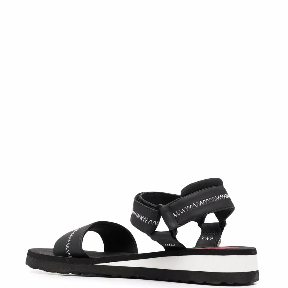 Сандалии с открытым носком и логотипом Сандалии с открытым носком и логотипом