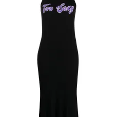 Длинное платье с принтом