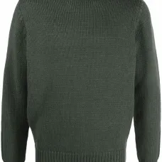 Шерстяной джемпер с круглым вырезом