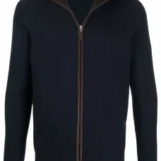 Кардиган тонкой вязки на молнии