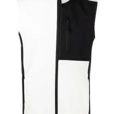 жилет на молнии в стиле колор-блок