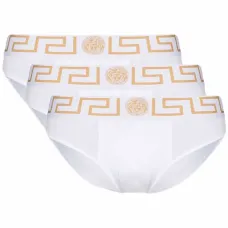 Комплект из трех трусов-брифов с логотипом