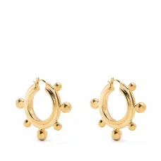 Серьги-кольца Sphere среднего размера