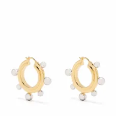 Двухцветные серьги-кольца Sphere Двухцветные серьги-кольца Sphere