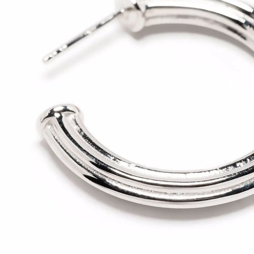 Крупные серьги-кольца