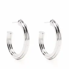 Крупные серьги-кольца