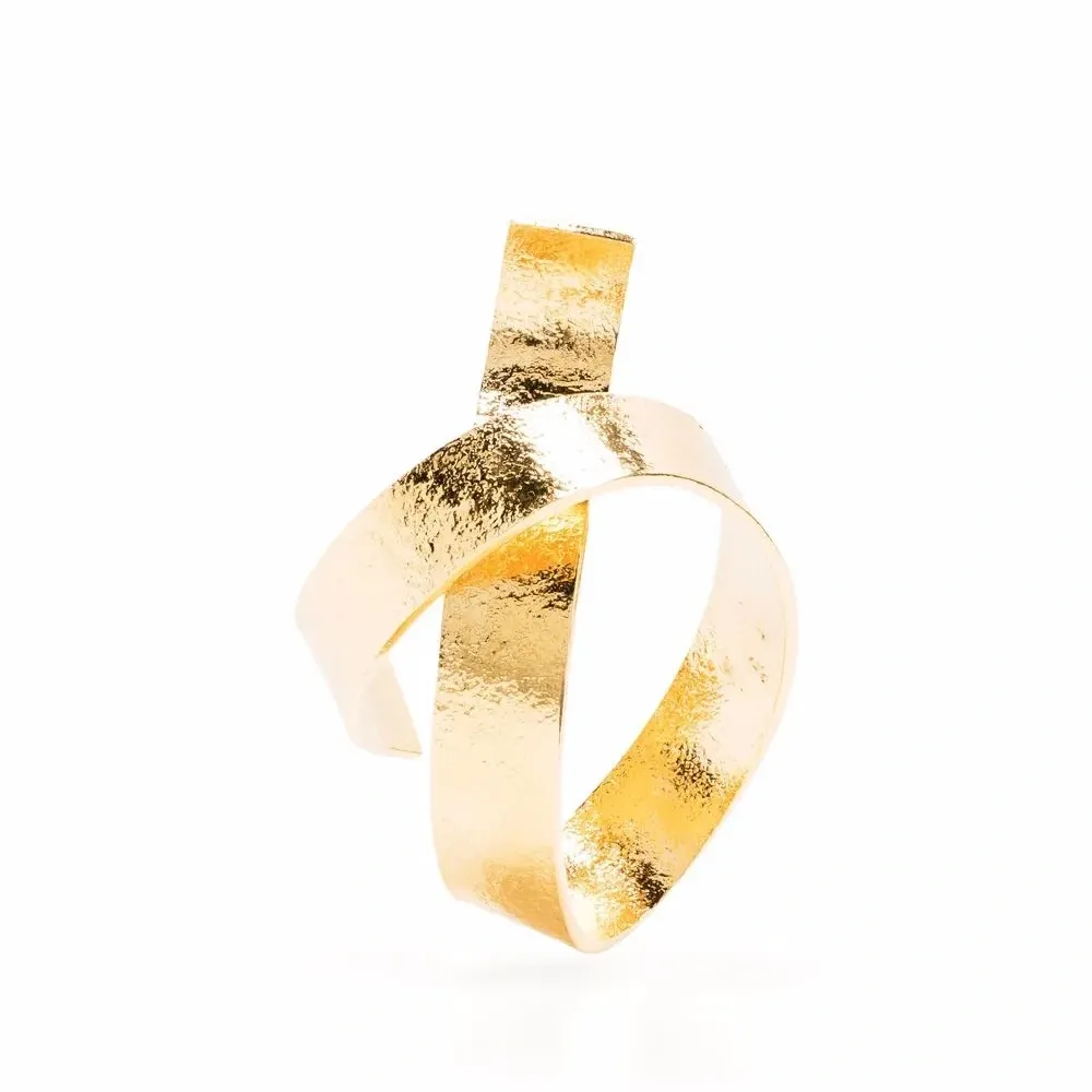 Серьга абстрактной формы