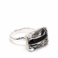 Кольцо с кристаллами