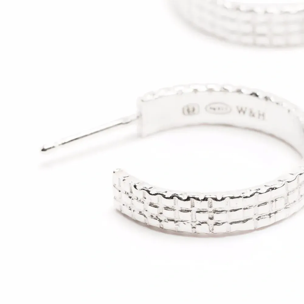 Цепочные серьги-кольца