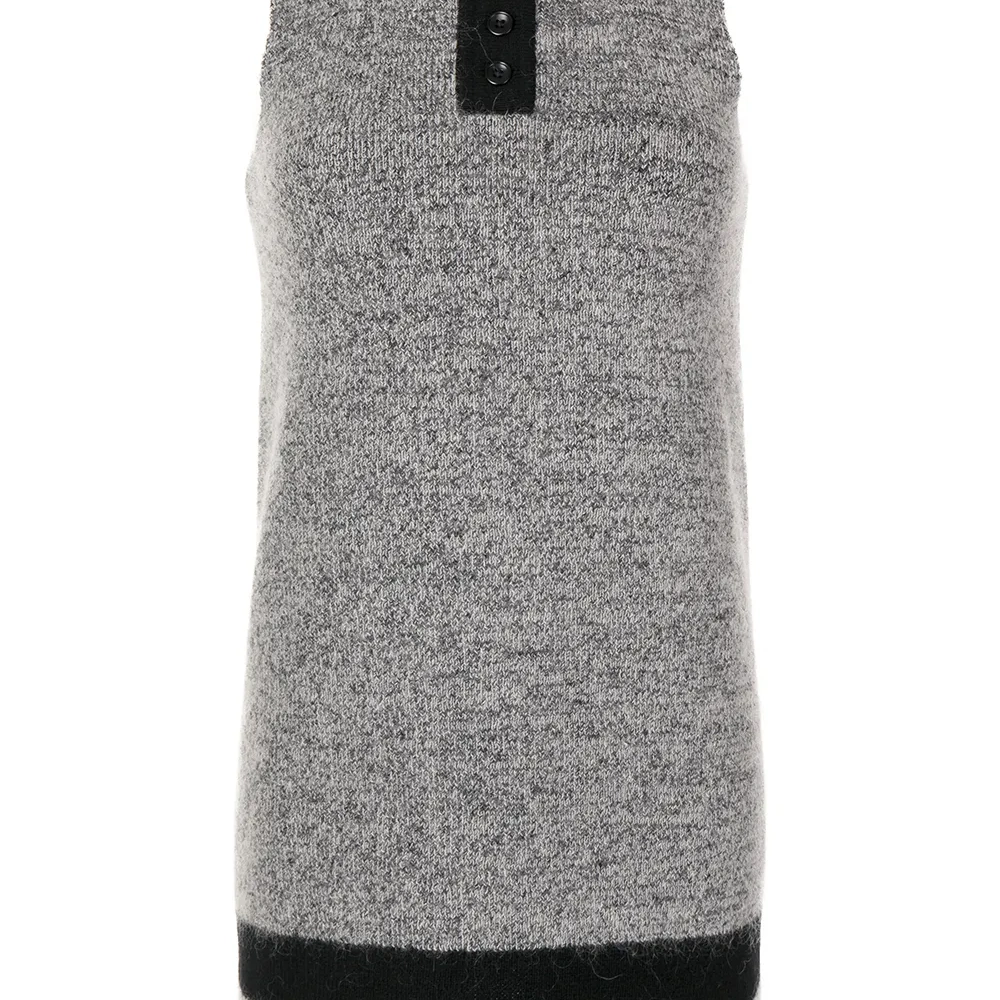 Трикотажное платье мини без рукавов