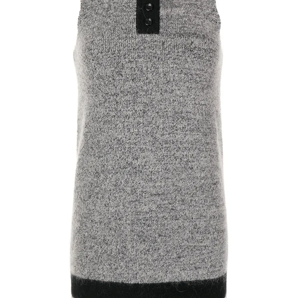 Трикотажное платье мини без рукавов