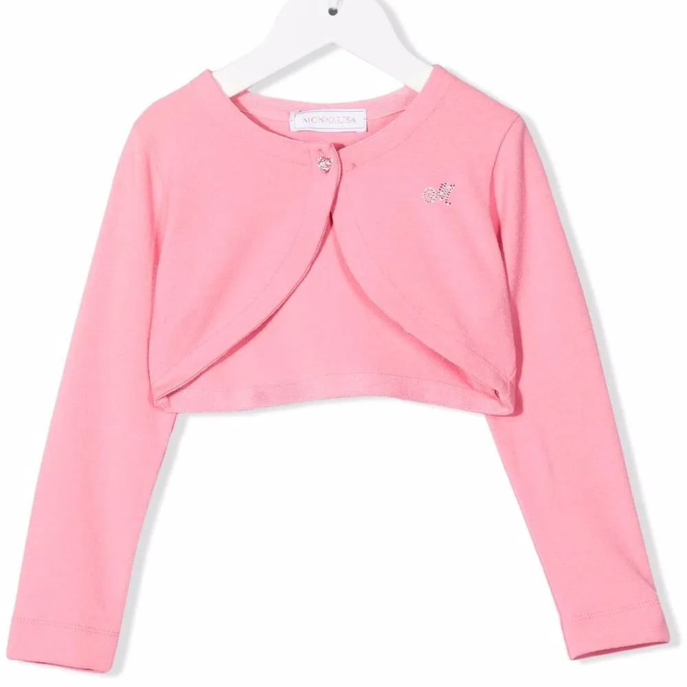 Кардиган на пуговице со стразами