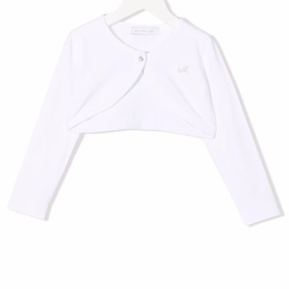 Укороченный кардиган с логотипом