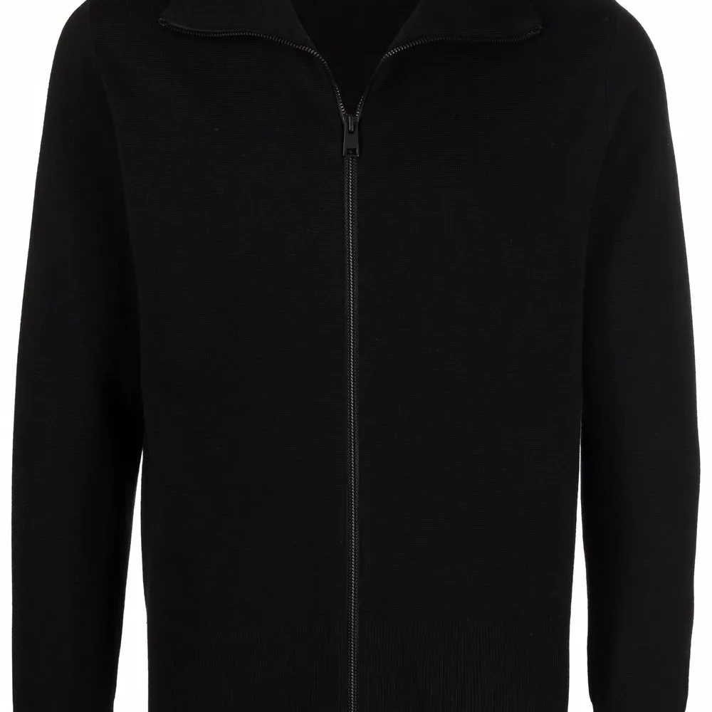 Кардиган на молнии с высоким воротником