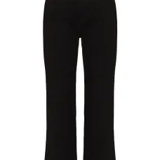 Укороченные джинсы прямого кроя