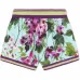 Шорты с кулиской и цветочным принтом
