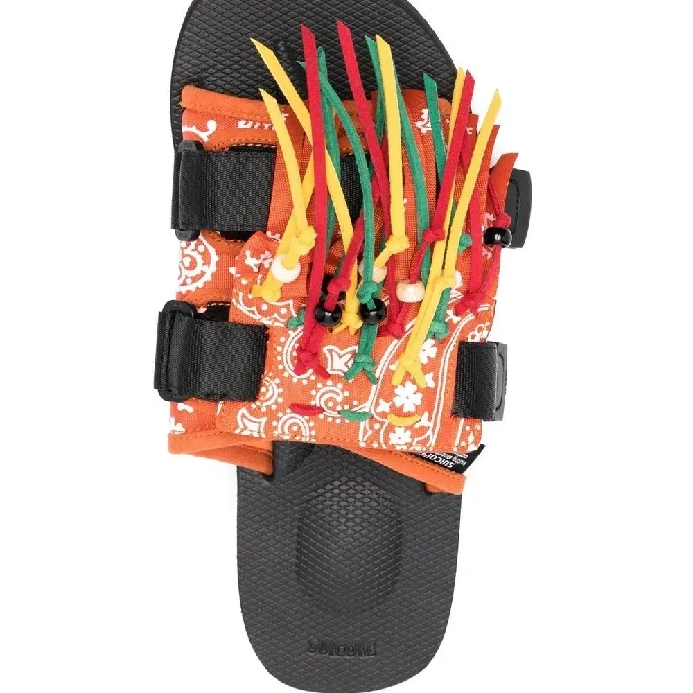 Шлепанцы Moto с бахромой из коллаборации с Suicoke