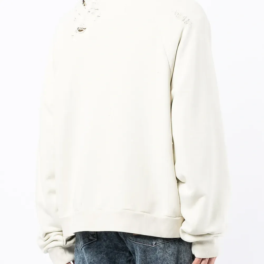 Толстовка с эффектом потертости