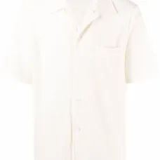 Фактурная рубашка с короткими рукавами