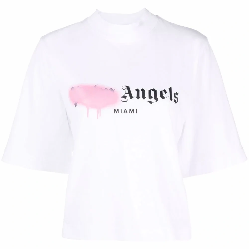 Укороченная футболка с логотипом Sprayed