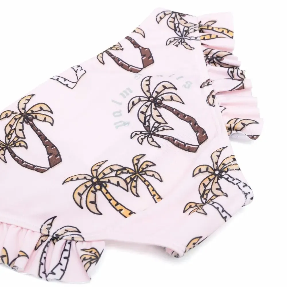 Бикини с оборками и принтом