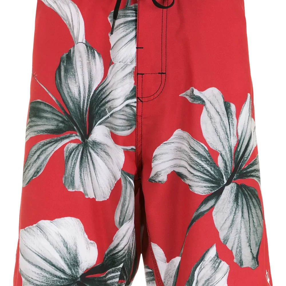 Плавки-шорты с цветочным принтом