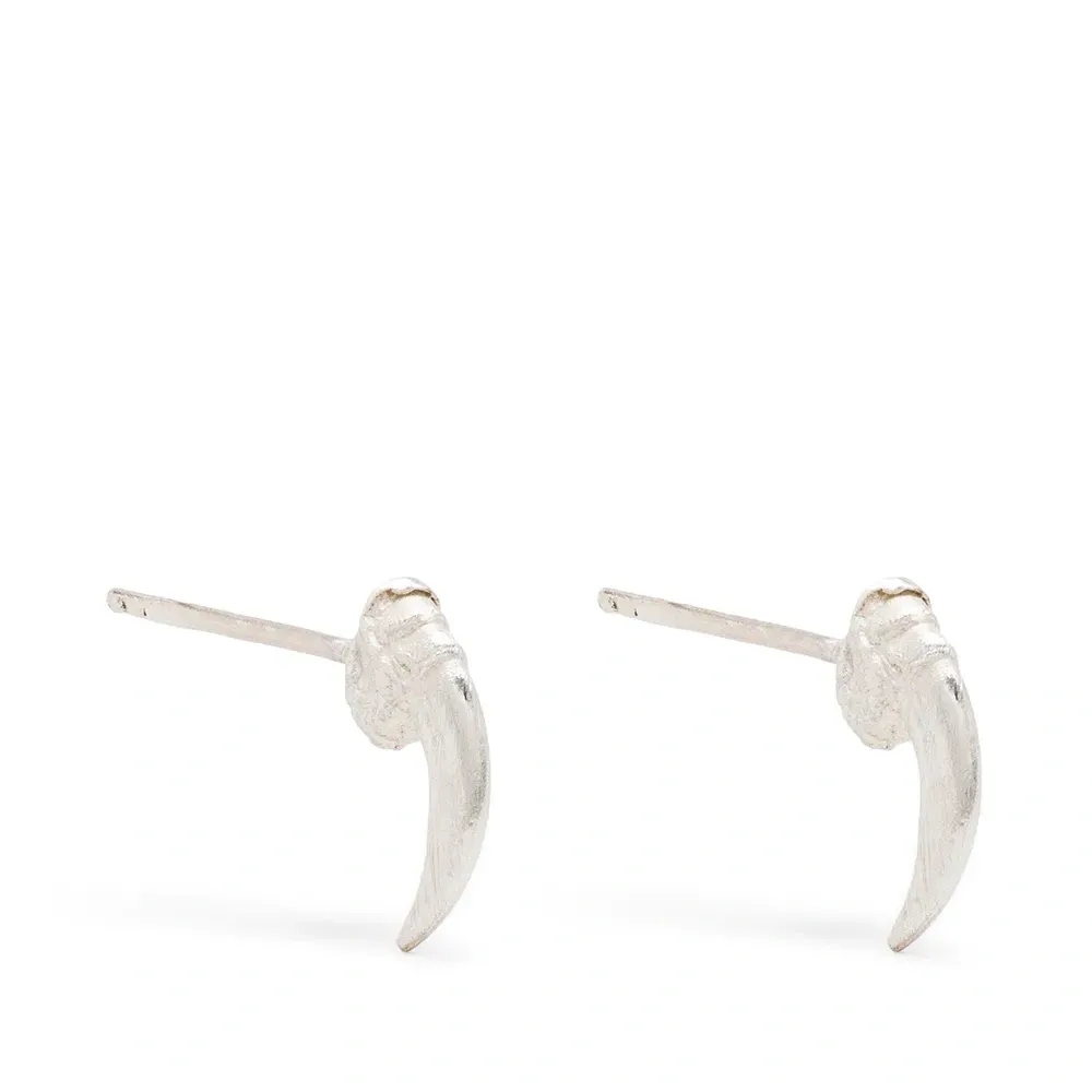 Серьги-гвоздики Scrimshaw