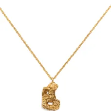 Колье с подвеской B