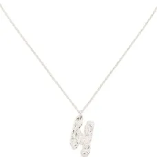 Колье с подвеской H