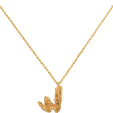 Колье с подвеской W