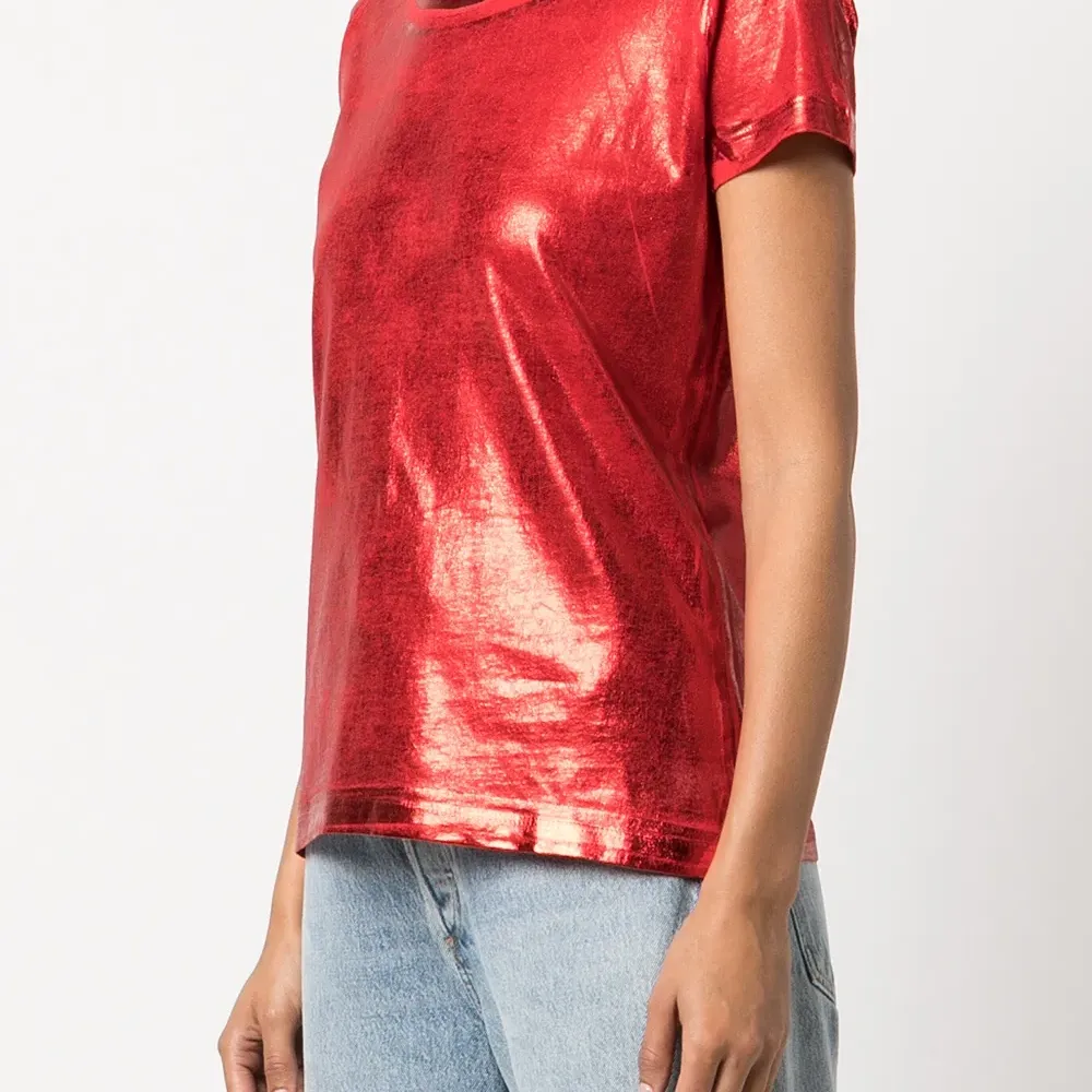 Футболка Lamina с эффектом металлик