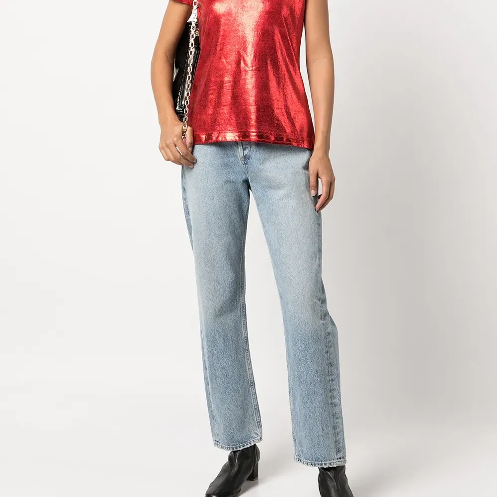 Футболка Lamina с эффектом металлик