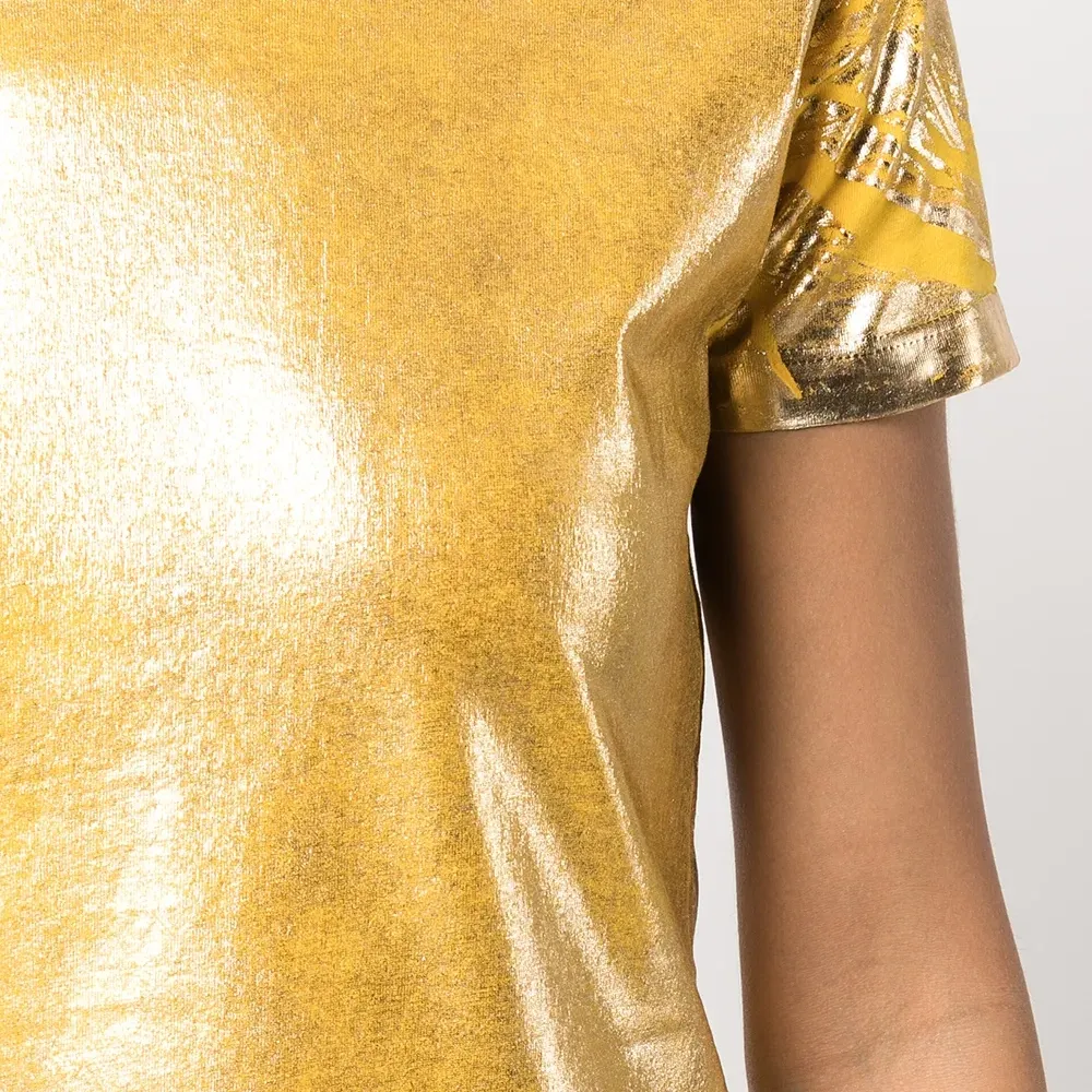 Футболка Lamina с эффектом металлик