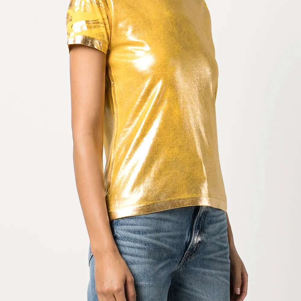 Футболка Lamina с эффектом металлик