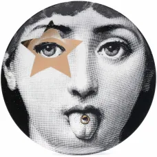 Тарелка с принтом