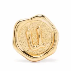 брошь Pop Coin letter-U брошь Pop Coin letter-U