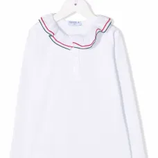 Рубашка поло с оборками Рубашка поло с оборками