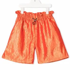 Блестящие шорты-бермуды