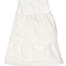 Ярусное джинсовое платье