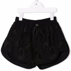 Шорты с цветочным кружевом