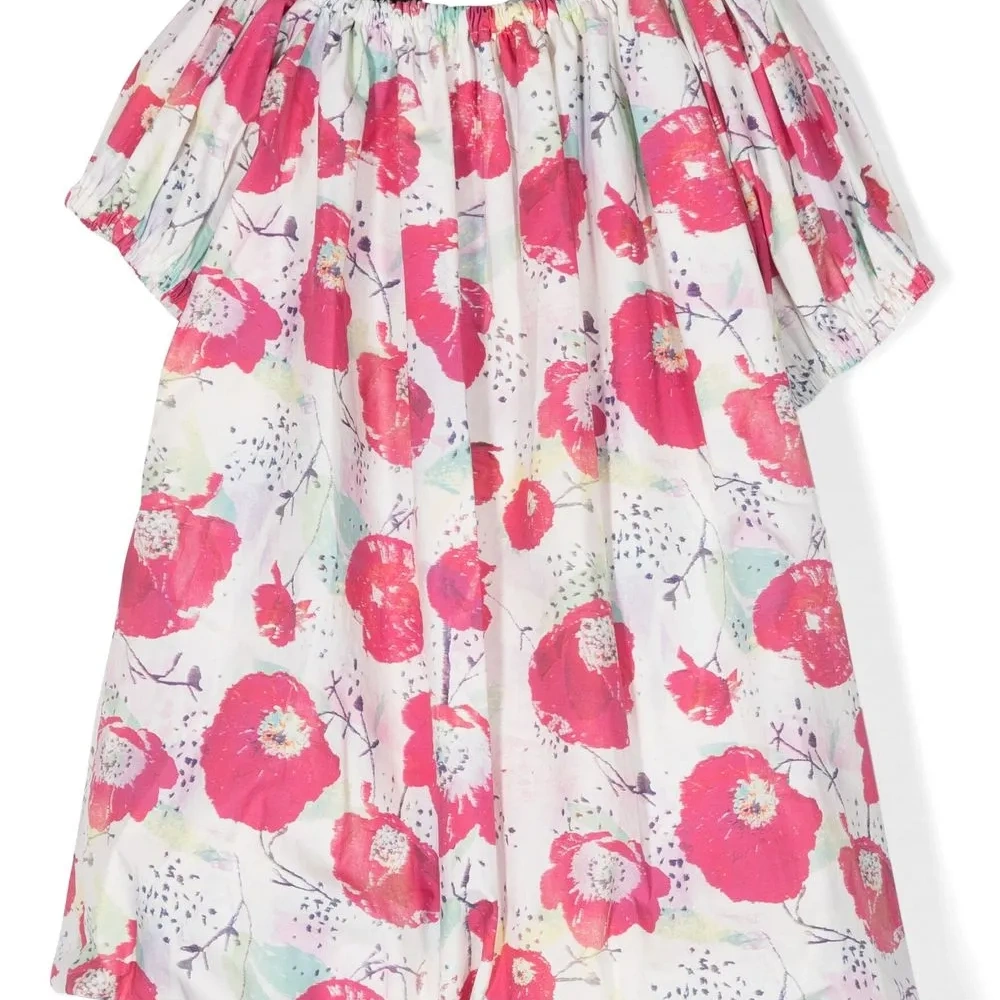 Платье с цветочным принтом