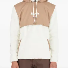 Худи с флисовыми вставками