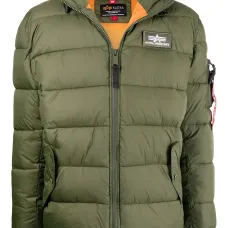 Пуховик с логотипом