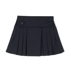 Юбка с завышенной талией и складками