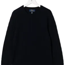 Кашемировый джемпер с круглым вырезом Кашемировый джемпер с круглым вырезом