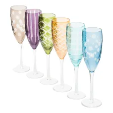 Набор Cuttings из шести бокалов для шампанского Набор Cuttings из шести бокалов для шампанского