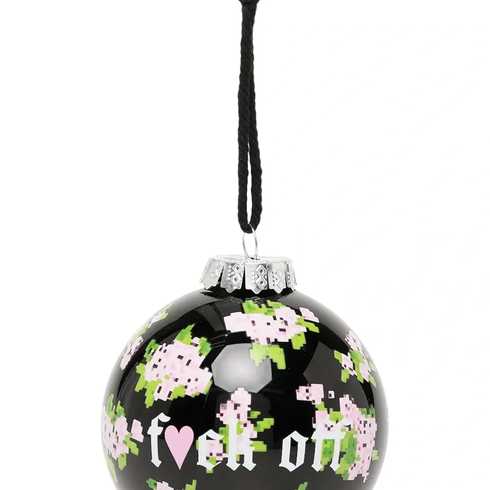 Елочная игрушка с принтом