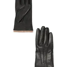 Перчатки с декоративной строчкой