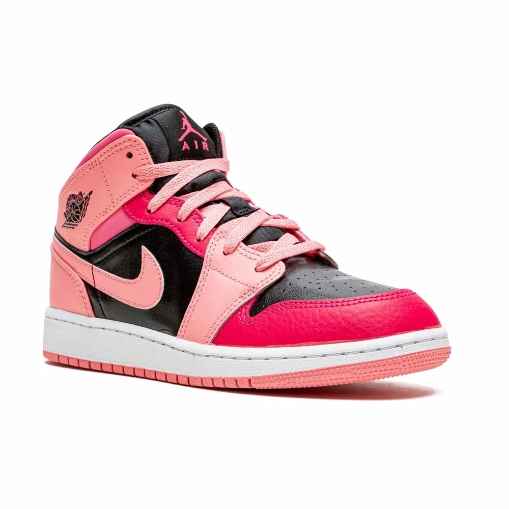 Кроссовки Air Jordan 1 Mid Coral Chalk Кроссовки Air Jordan 1 Mid Coral Chalk